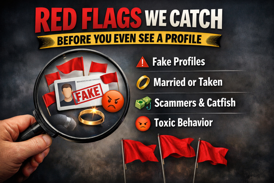 Red Flags We Catch Before You Even See a Profile