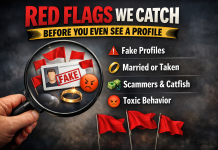 Red Flags We Catch Before You Even See a Profile Red Flags We Catch Before You Even See a Profile