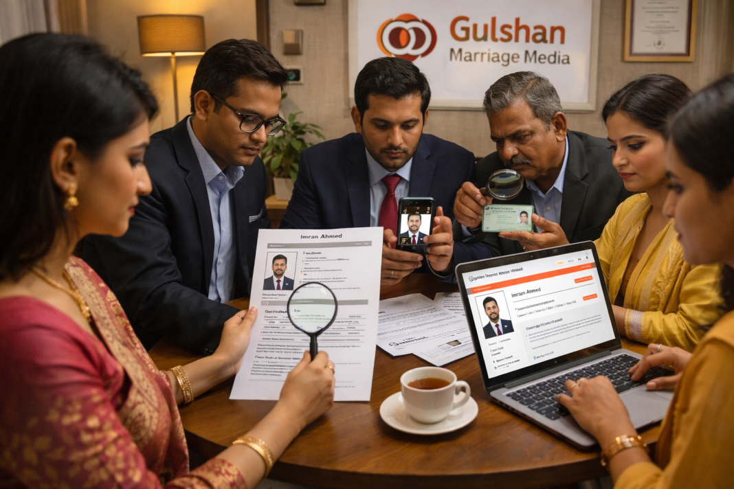 How Gulshan Marriage Media Verifies Every Profile for Your Safety