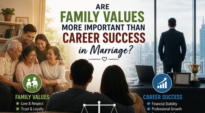 Are Family Values More Important Than Career Success in Marriage?